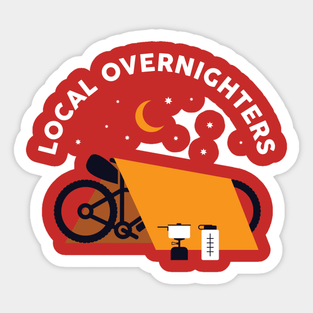 Local Overnighters Sticker by reigedesign